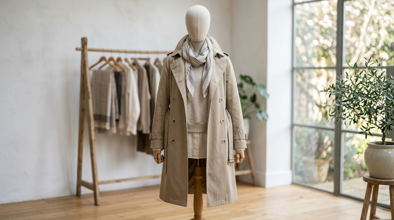 Образ в слоях на весну или осень: свитшот, рубашка и тренч — подбор одежды по погоде