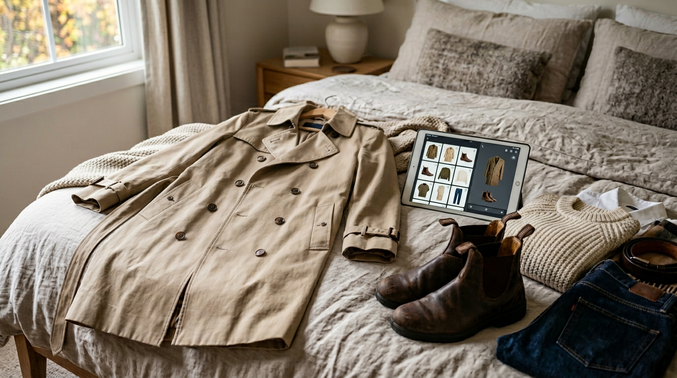 Базовые вещи осеннего гардероба с онлайн-комбинациями для стильных образов